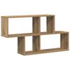 vidaXL Wall Shelf Wall-Mounted Brown Engineered Wood