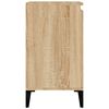 vidaXL Sink Cabinet Sonoma Oak 58x33x60 cm Engineered Wood