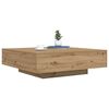 vidaXL Coffee Table Artisan Oak 100 x 100 x 31 cm Engineered Wood