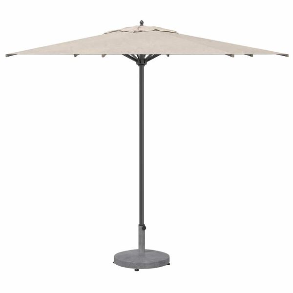 vidaXL Parasol Base Dark Grey Wood look 48 x 48 x 32 cm