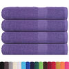 vidaXL Sauna Towels "FROGN" 4 pcs Purple 80x200 cm 360 gsm