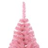 vidaXL Artificial Half Christmas Tree with Stand Pink 210 cm PVC