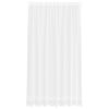 vidaXL Lace Curtain with Curtains Floral White 240 x 200 cm Polyester