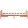 vidaXL Bed Frame without Mattress Wax Brown 120x200 cm Solid Wood Pine