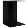 vidaXL Side Table Black Oak 45 x 40 x 62.5 cm Engineered Wood