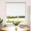 vidaXL Roller Blind Blackout White 110x150 cm Fabric Width 105.7 cm Polyester