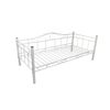 vidaXL DayBed Frame without Mattress White Metal 90x200 cm