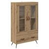 vidaXL Highboard Artisan Oak 69.5 x 31 x 115 cm