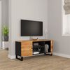 vidaXL TV Cabinet 105x33x46cm Solid Wood Acacia
