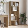 vidaXL Bookcase Artisan Oak 67x24x161 cm Engineered Wood