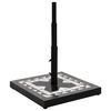 vidaXL Parasol Base Black and White Square 12 kg