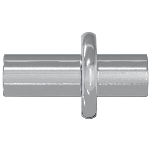 vidaXL Shelf Peg Plain 4500 pcs Silver 8.6 x 8.6 x 14.6 mm Steel