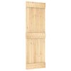 vidaXL Sliding Door with Hardware Set 70x210 cm Solid Wood Pine