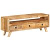 vidaXL TV Cabinet 110x30x40 cm Solid Mango Wood