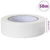 vidaXL Painter Masking Tapes 12 pcs White 38mm x 50m Paper