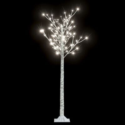 vidaXL Christmas Tree 140 LEDs 1.5m Cold White Willow Indoor Outdoor