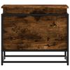 vidaXL Storage Box with Lid Smoked Oak 60x40x51.5 cm Engineered Wood
