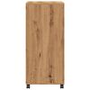 vidaXL Rolling&nbsp;Cabinet Artisian Oak 55x40x91 cm Engineered Wood