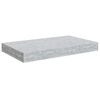 vidaXL Floating Wall Shelves 2 pcs Concrete Grey 40x23x3.8 cm MDF