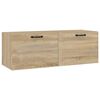 vidaXL Wall Cabinet Sonoma Oak 100x36.5x35 cm Engineered Wood