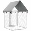 vidaXL Outdoor Dog Kennel with Roof 100x100x150 cm