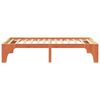 vidaXL Bed Frame Brown 90 x 200 cm Solid Pine Wood