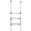vidaXL 3-Tier Hanging Laundry Drying Rack Aluminium