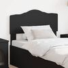 vidaXL Headboard with Headboard Black Oak 75 cm Engineered wood