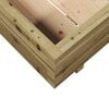 vidaXL Garden Planter 90x90x26.5 cm Impregnated Wood Pine
