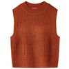 Kids' Sweater Vest Knitted Cognac 104