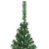 vidaXL Artificial Pre-lit Christmas Tree Green 180 cm PVC