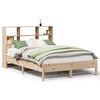 vidaXL Bookcase Bed without Mattress 120x190 cm Small Double Solid Wood Pine