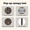 vidaXL Folding Party Tent with Sidewalls Taupe 3x6 m