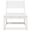 vidaXL Garden Sofa White Solid Wood Pine