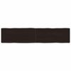 vidaXL Table Top Dark Brown 180x40x(2-6) cm Treated Solid Wood Live Edge
