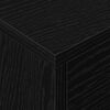 vidaXL Bedside Table Black Oak 40.5 x 40 x 48 cm Engineered Wood