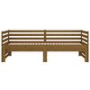vidaXL Pull-out Day Bed without Mattress Honey Brown 2x(80x200)cm