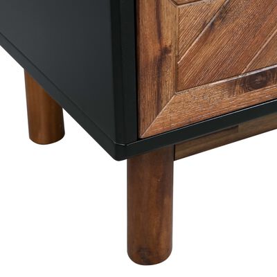 vidaXL Sideboard Solid Acacia Wood 90x33.5x75 cm