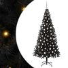 vidaXL Christmas Tree Black 240 cm PVC
