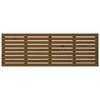 vidaXL Wall Headboard Honey Brown 206x3x63 cm Solid Wood Pine