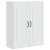 vidaXL Wall Cabinet PORTO White 80 x 31 x 100 cm Engineered Wood