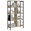 vidaXL Bookshelf Sonoma Oak 82 x 32 x 144.5 cm Engineered Wood