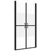 vidaXL Shower Door Half Frosted ESG (98-101)x190 cm
