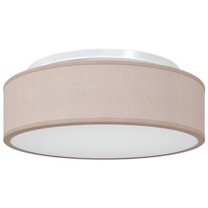 vidaXL Ceiling Lamp with Spotlights Taupe 38 x 38 x 13.5 cm Fabric