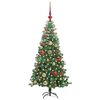vidaXL Christmas Tree with 150 LEDs with Stand Green 120 cm PVC