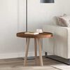 vidaXL Table Top Dark Brown &Oslash; 60 x 4 cm Solid Oak Wood