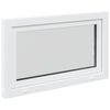vidaXL Basement Window "RISOR" 100x60 cm Tilt&Turn DIN Right White