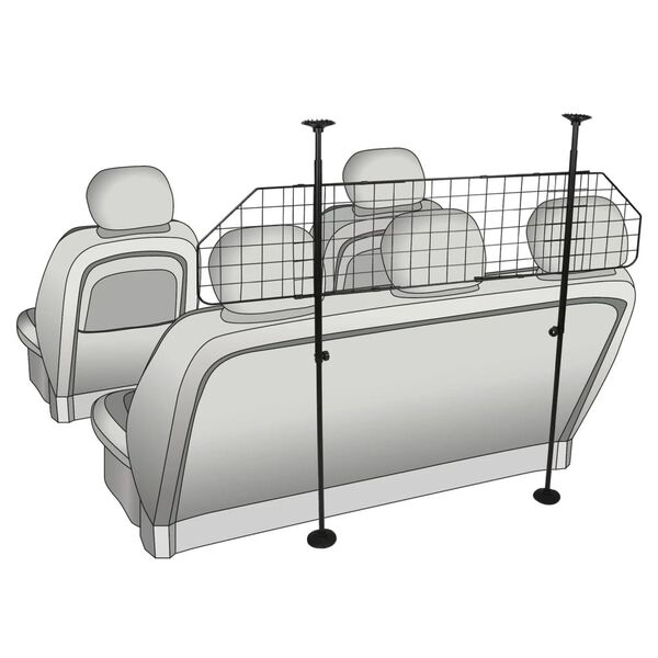 FLAMINGO Adjustable Dog Car Safety Grid Hula