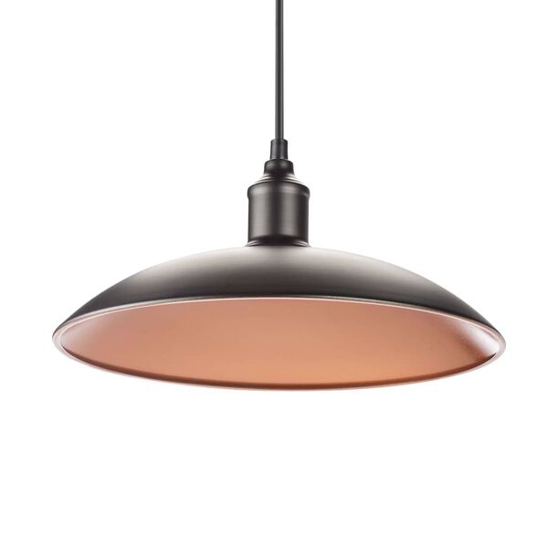 Smartwares LED Pendant Lamp Flat 32x32x8 cm Rose Gold