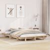 vidaXL Bed Frame without Mattress 120x190 cm Small Double Solid Wood Pine